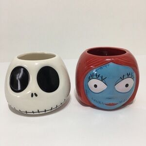 Disney The Nightmare Before Christmas Jack Skeleton & Sally Ceramic Mugs Coffee
